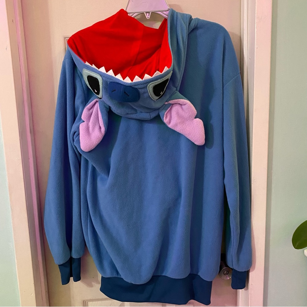 stitch sweater with hood NWOT from lilo and stitch disney inspired - Picture 3 of 8